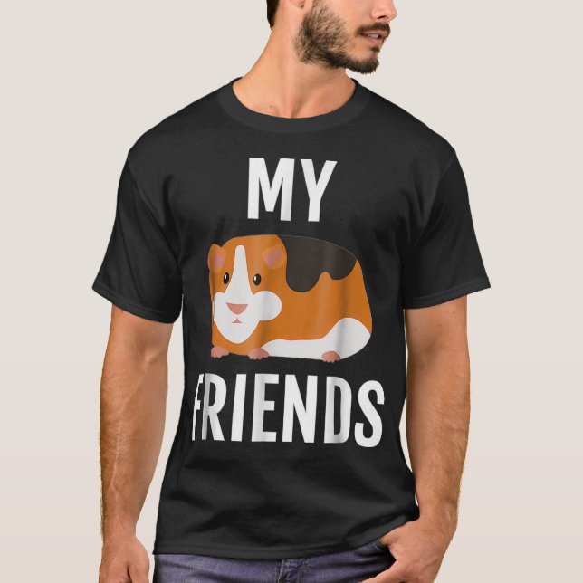 Guinea Pig  Cute Guinea Pig Pet Tee  (Front)