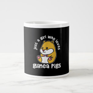 Guinea Pig Cute Pet Just A Girl Who Loves Large Coffee Mug
