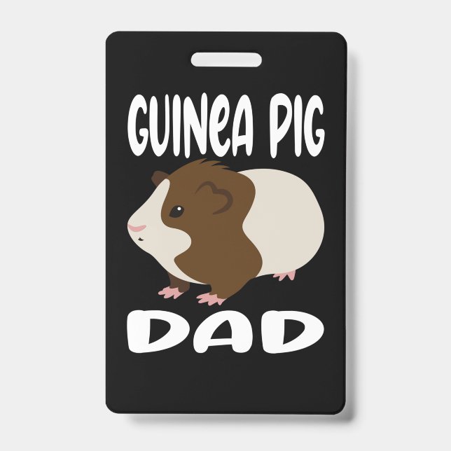 Guinea Pig Dad Badge (Front)