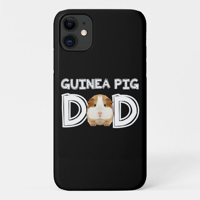 Guinea Pig Dad Daddy Father Rodent Wheek Case-Mate iPhone Case (Back)