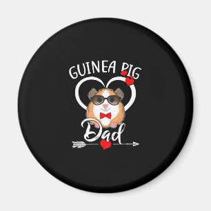 Guinea Pig Dad Fars Day Gift Mens Premium Magnet