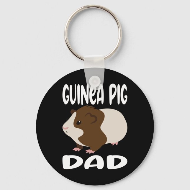 Guinea Pig Dad Keychain (Front)