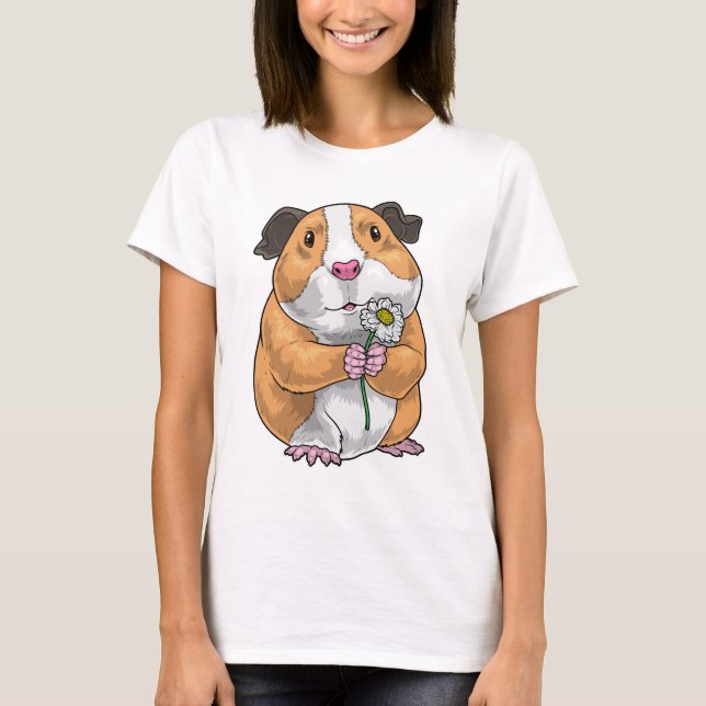 Guinea pig Daisy T-Shirt (Front)