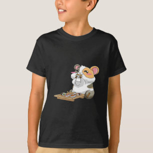 Guinea Pig Eating Sushika   Guinea Pig Kawaii T-Shirt