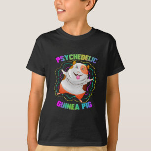 Guinea Pig EDM Party Pet Colourful Guinea Pig T-Shirt