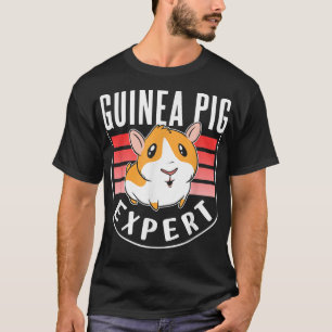 Guinea Pig Expert Cute Lover Animal Pet  T-Shirt