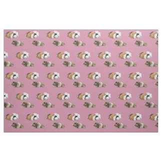 Guinea pig fabric ~ Rosie & Baby
