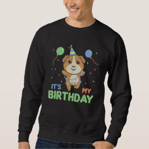 Guinea pig for children's birthday sweatshirt