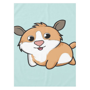 Guinea Pig Funny Cartoon Guinea Pig Gift Lovers Tablecloth
