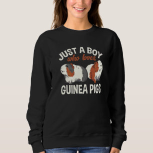 Guinea Pig Furry Potato Just A Boy Who Loves Guine Sweatshirt