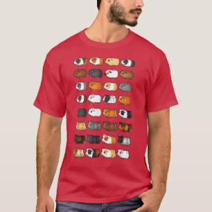 Guinea Pig Girls Guinea Pig Women types of Guinea  T-Shirt