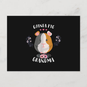 Guinea Pig Grandma Mors Day And Christmas Gift Postcard