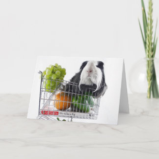 Guinea Pig greeting card