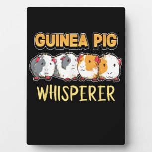 Guinea Pig Guinea Pig Whisperer Cute Cavy Plaque