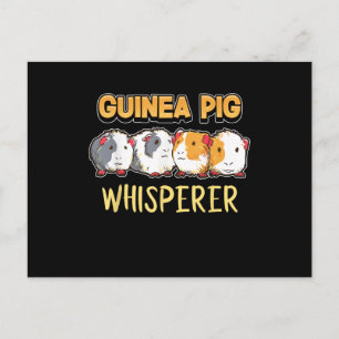 Guinea Pig Guinea Pig Whisperer Cute Cavy Postcard