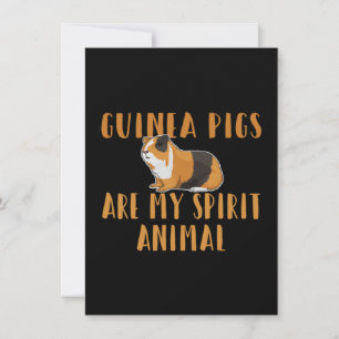 Guinea Pig - Guinea Pigs Are My Spirit Animal Thank You Card