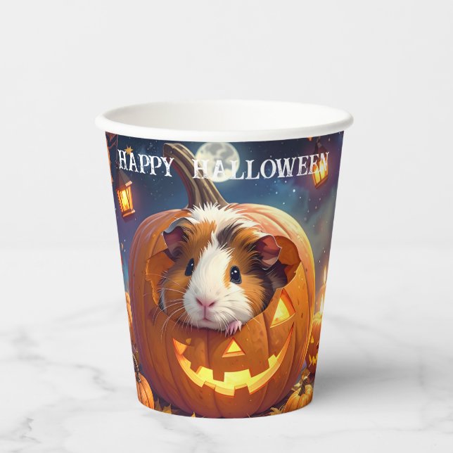 Guinea Pig Halloween Paper Cups (Front)