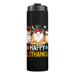 Guinea Pig Halloween Thanksgiving Christmas Thermal Tumbler