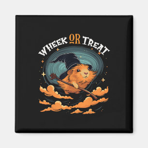 Guinea Pig Halloween Wheek Or Treat Funny Cavy Wit Magnet