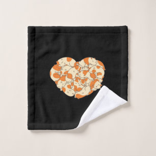 Guinea Pig Heart Love   Cute Baby Guinea Pig Wash Cloth