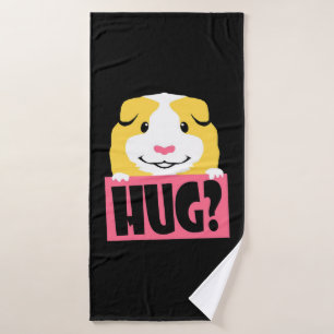 Guinea Pig Hug Cavy   Funny Guinea Pig   Cute Pet Bath Towel