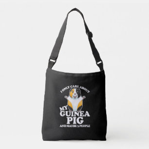 Guinea Pig I Care About My Guinea Pig Crossbody Bag