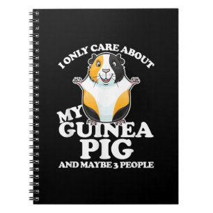 Guinea Pig I Care About My Guinea Pig Notebook