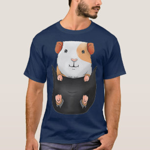 Guinea Pig In Pocket Cute Hamster Owner Rodent T-Shirt