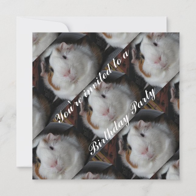 Guinea pig invite (Front)