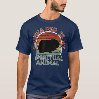 Guinea pig Is My Spiritual Animal Funny Animal Lo T-Shirt