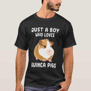 Guinea Pig Just a Boy Who Loves Guinea Pigs 1 T-Shirt