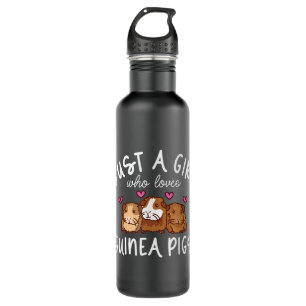 Guinea Pig , Just A Girl Who Loves Guinea Pigs  710 Ml Water Bottle