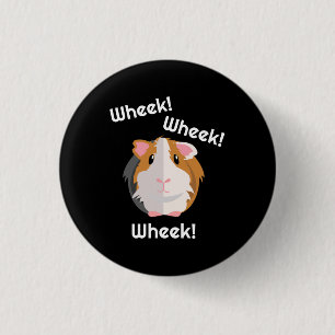Guinea Pig Love 1 Inch Round Button