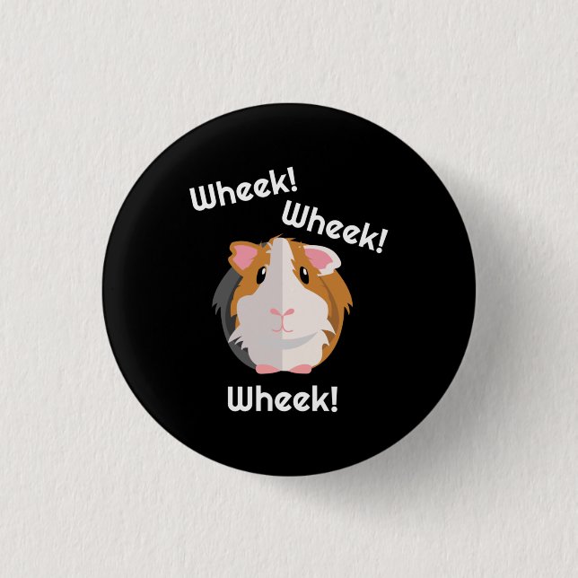 Guinea Pig Love 1 Inch Round Button (Front)