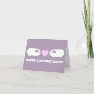 Guinea Pig Love Card