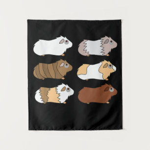 Guinea Pig   Love Guinea Pig Wheek Wheek Feed Me Tapestry