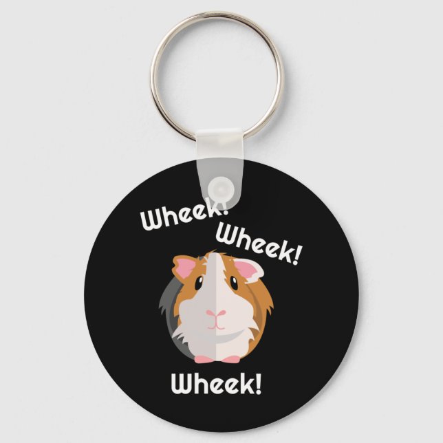Guinea Pig Love Keychain (Front)