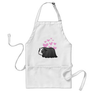 Guinea Pig Love (long hair) Standard Apron
