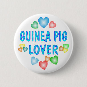 GUINEA PIG LOVER 2 INCH ROUND BUTTON