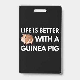 Guinea Pig Lover Badge