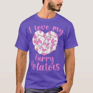 Guinea Pig Lover Cute I Love My Furry Potatoes T-Shirt