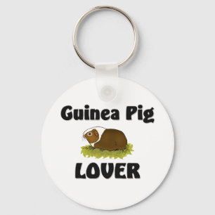 Guinea Pig Lover Keychain