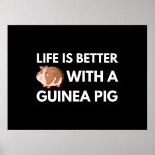 Guinea Pig Lover Poster