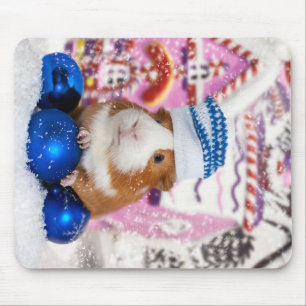 Guinea Pig Merry Christmas Guinea Pig Gift Lovers Mouse Pad
