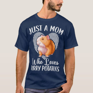 Guinea Pig Mom Cute Cavy Premium2257 T-Shirt