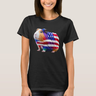 Guinea Pig Mom Dad Funny Piggy 4th July T-Shirt