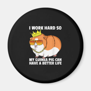 Guinea Pig Mom Dad Piggies Costume Owner Cute Magnet