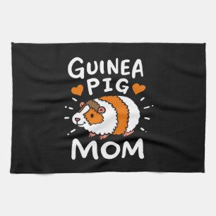 Guinea Pig Mom Funny Mother Day Cute Pet Kitchen Towel