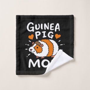 Guinea Pig Mom   Funny Mother Day   Cute Pet Wash Cloth