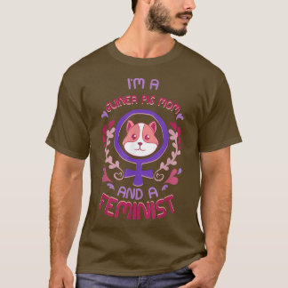guinea pig mom gifts, i'm a guinea pig mom and a f T-Shirt